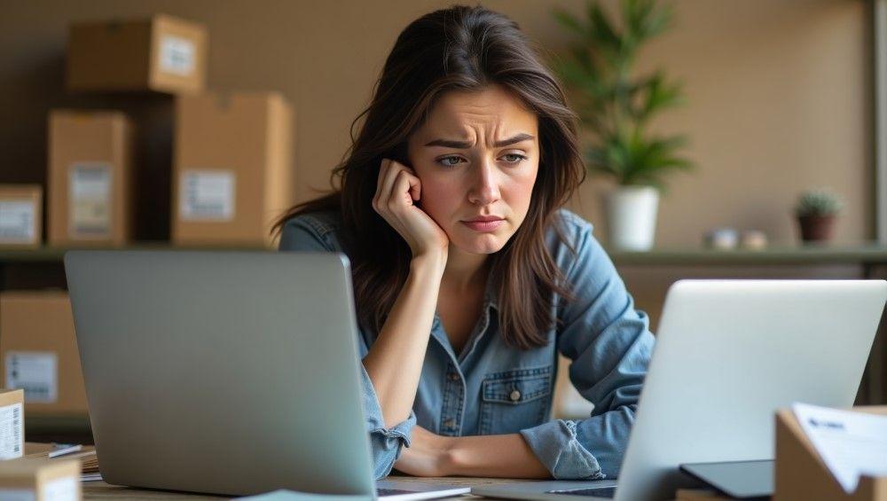 Frustrated business owner