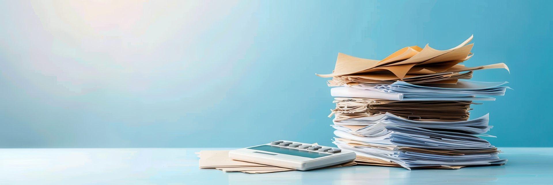 Messy bookkeeping documents